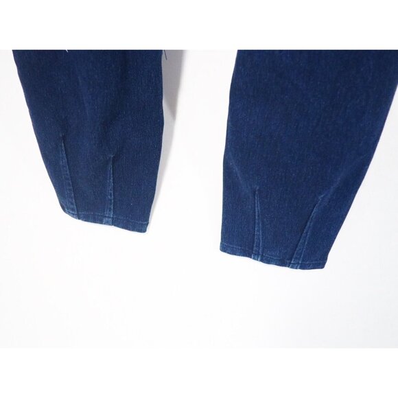 Pilcro Anthropologie Blue Dark Wash Denim Straight Leg High Rise Jeans, Size 27 - Picture 7 of 16